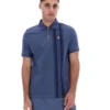 Vintage Indigo Dario Polo mit Reißverschluss