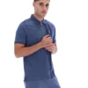 Vintage Indigo Dario Polo mit Reißverschluss