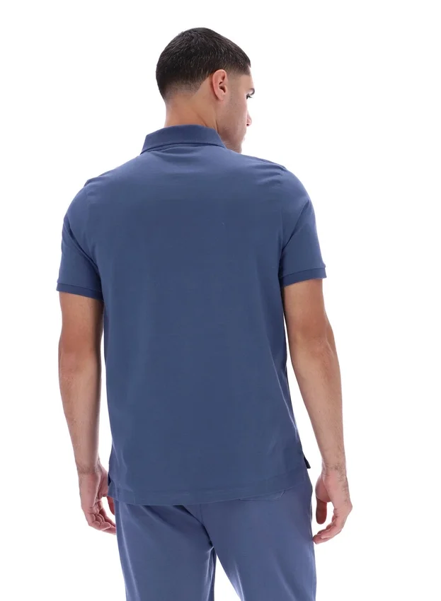 Vintage Indigo Dario Polo mit Reißverschluss