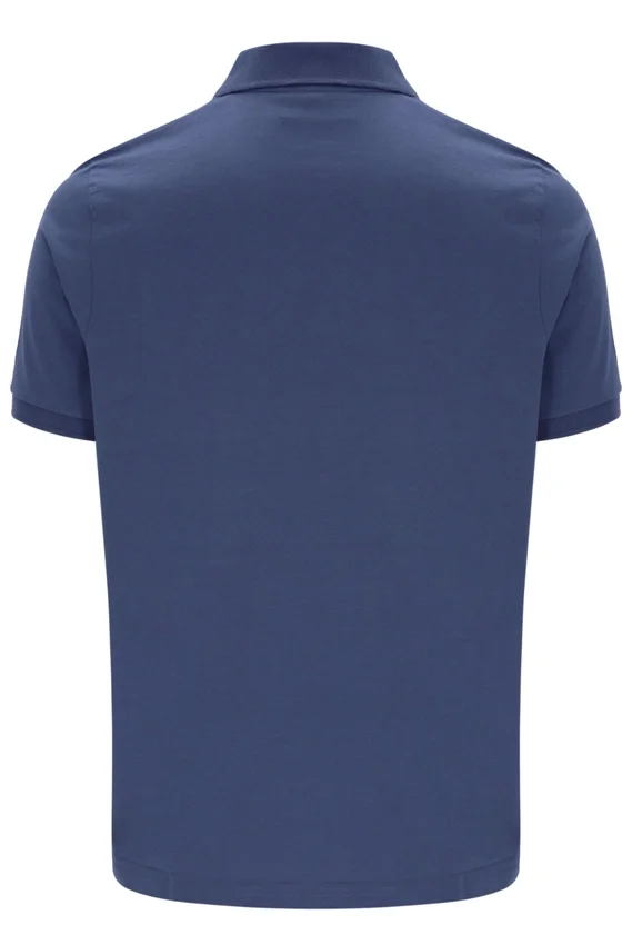 Vintage Indigo Dario Polo mit Reißverschluss