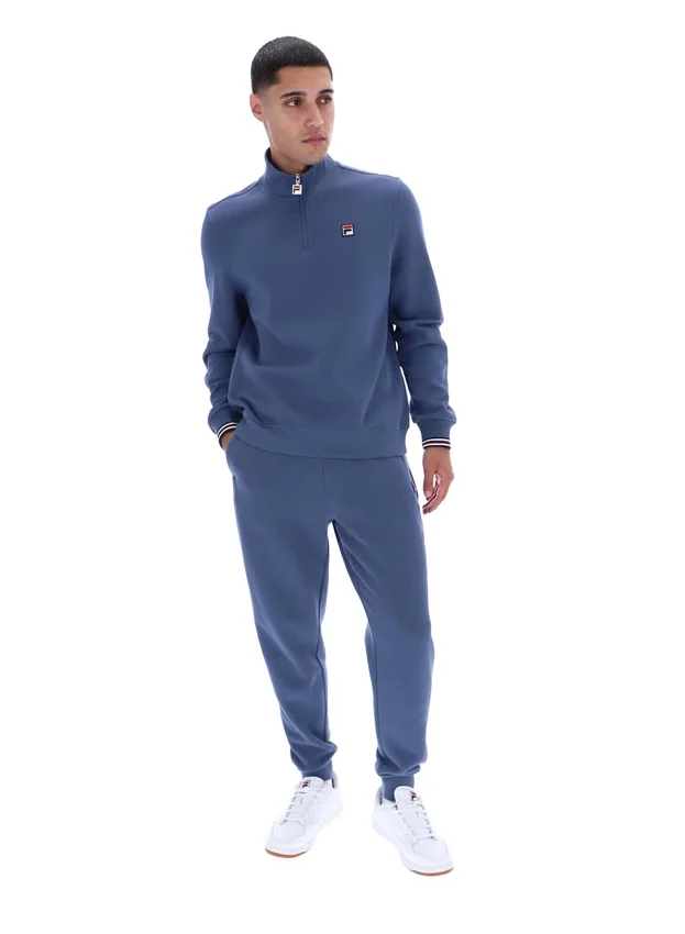 Vintage Indigo Ramy F-Box Pullover mit 1/4-Reißverschluss