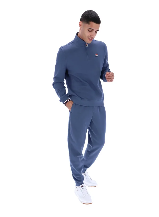 Vintage Indigo Ramy F-Box Pullover mit 1/4-Reißverschluss