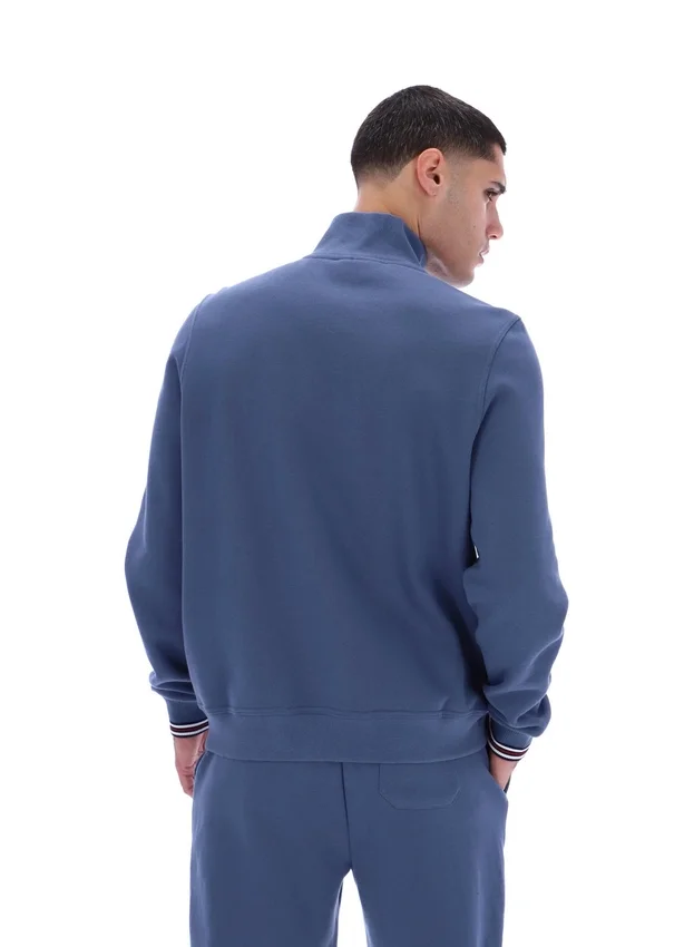 Vintage Indigo Ramy F-Box Pullover mit 1/4-Reißverschluss