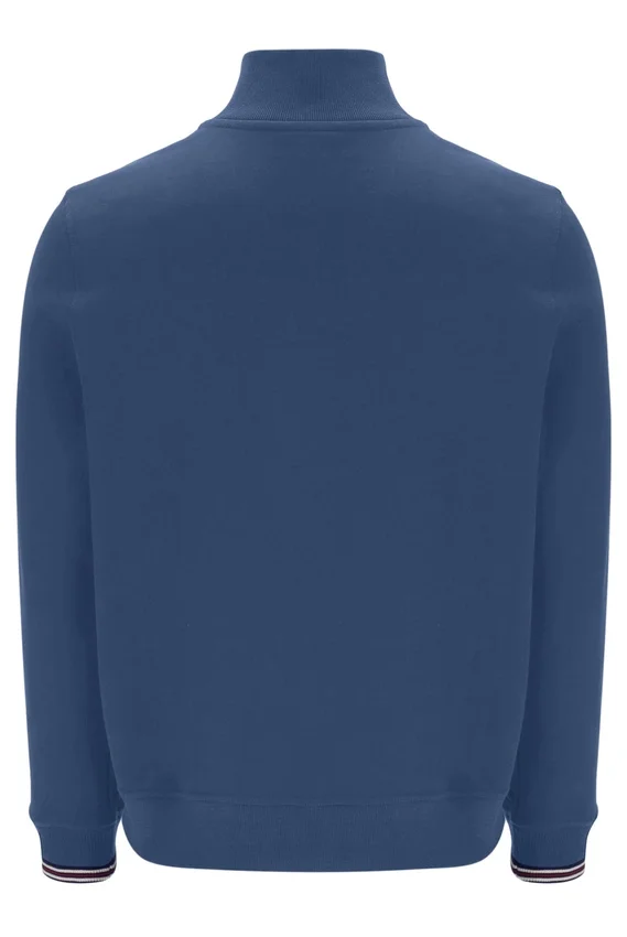 Vintage Indigo Ramy F-Box Pullover mit 1/4-Reißverschluss