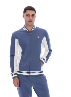 Vintage Indigo Settanta Baseball-Trainingsjacke