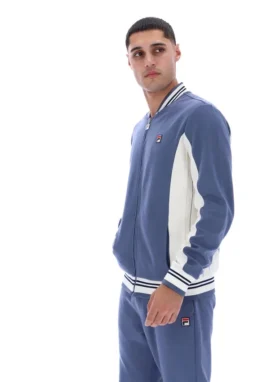 Vintage Indigo Settanta Baseball-Trainingsjacke