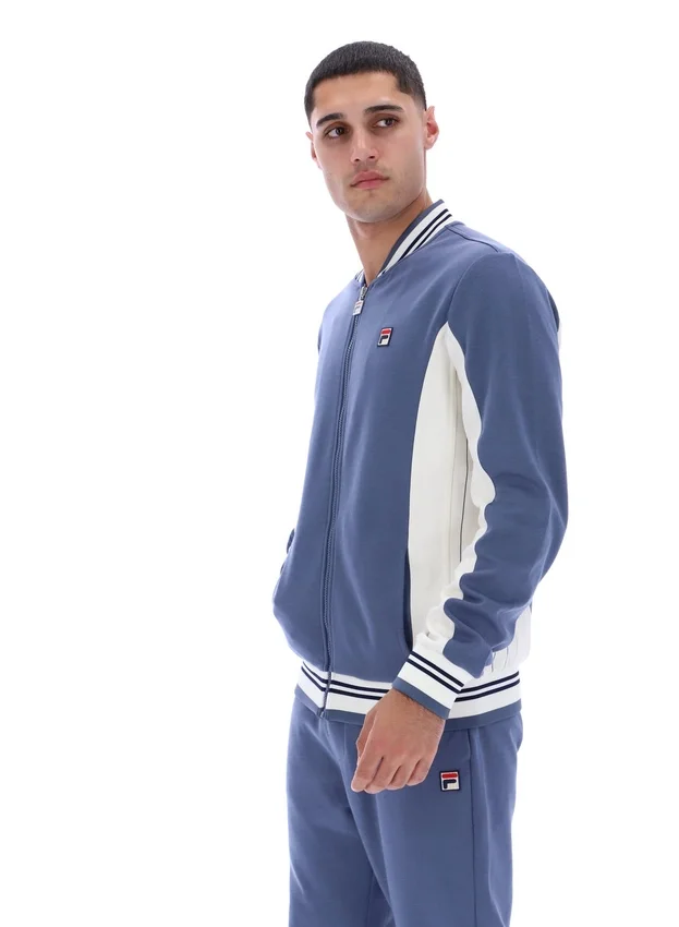 Vintage Indigo Settanta Baseball-Trainingsjacke