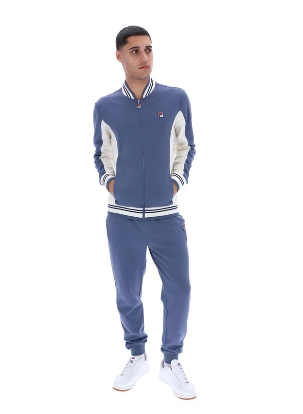 Vintage Indigo Settanta Baseball-Trainingsjacke