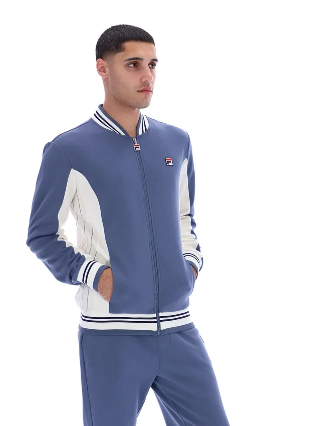 Vintage Indigo Settanta Baseball-Trainingsjacke
