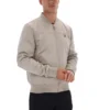 Vintage-Khaki-Dean-Jacke aus Kunstwildleder mit durchgehendem Reißverschluss