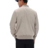 Vintage-Khaki-Dean-Jacke aus Kunstwildleder mit durchgehendem Reißverschluss