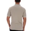 Vintage-Polohemd „Soren 2“ in Khaki mit Kontraststreifen