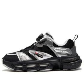 Vintage-Sport-Sneaker „Black Silver“