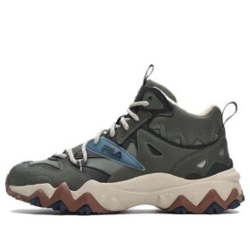 Vintage-Sport-Sneaker „Olive Green White“