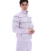 Vittorio-Velours-Trainingsjacken in Misty Lilac