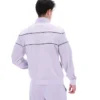 Vittorio-Velours-Trainingsjacken in Misty Lilac