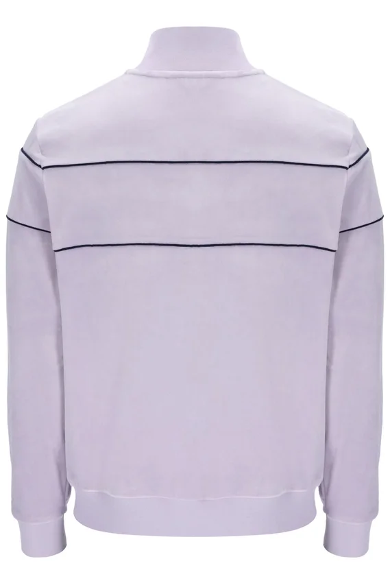 Vittorio-Velours-Trainingsjacken in Misty Lilac