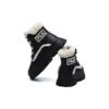 Warme Schneestiefel „Black White“