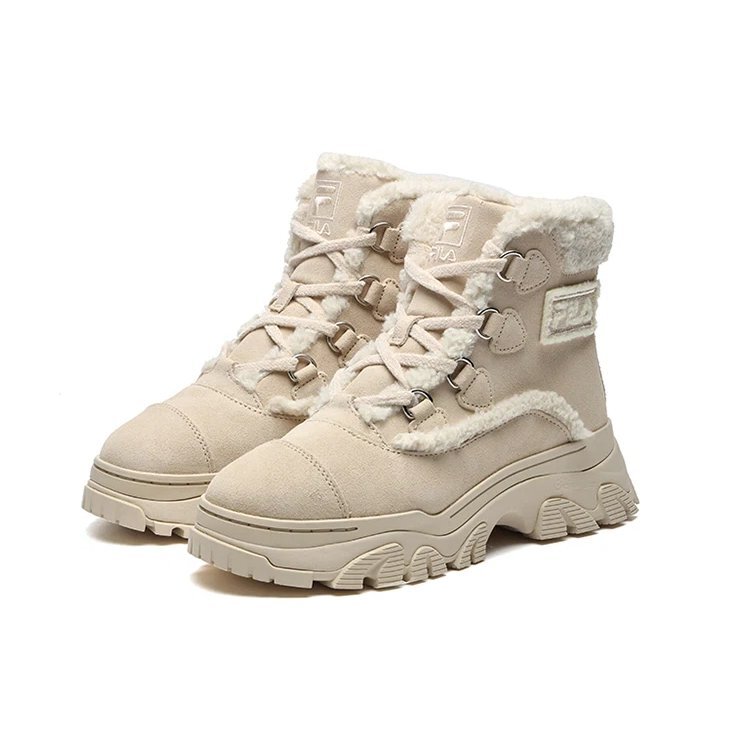 Warme Schneestiefel „Pink White“
