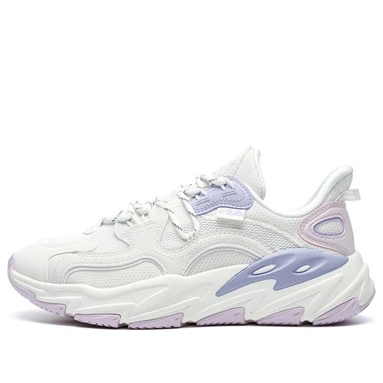 Wave Low-Top-Schuhe „Weiß-Lila“
