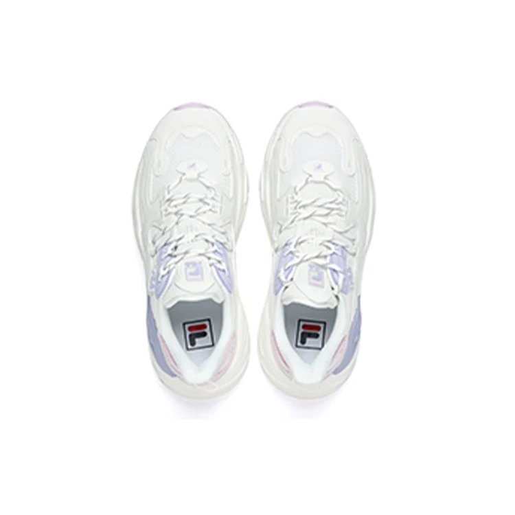 Wave Low-Top-Schuhe „Weiß-Lila“