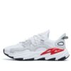 Wave Low-Top-Schuhe „Weiß Rot Grau“