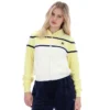 Wax Yellow Giovana kurzes Oberteil mit Reißverschluss