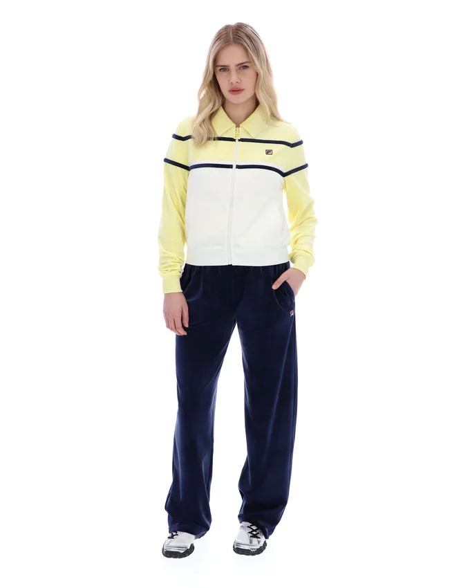 Wax Yellow Giovana kurzes Oberteil mit Reißverschluss