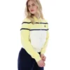Wax Yellow Giovana kurzes Oberteil mit Reißverschluss