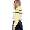 Wax Yellow Giovana kurzes Oberteil mit Reißverschluss