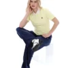 Wax Yellow Juno Fitted Iconic Polo