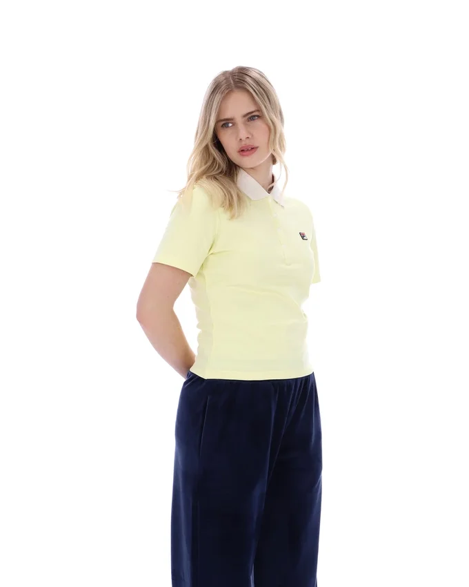 Wax Yellow Juno Fitted Iconic Polo
