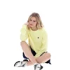 Wax Yellow Sestri Sweatshirt mit weitem Rundhalsausschnitt