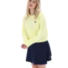 Wax Yellow Sestri Sweatshirt mit weitem Rundhalsausschnitt