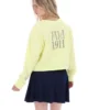 Wax Yellow Sestri Sweatshirt mit weitem Rundhalsausschnitt