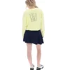 Wax Yellow Sestri Sweatshirt mit weitem Rundhalsausschnitt