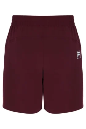 Weinrote 7″-Tennisshorts für Herren
