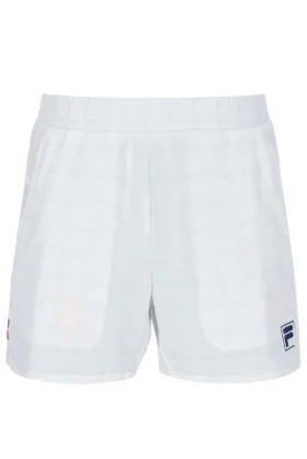 Weiße 5"-Tennisshorts für Herren