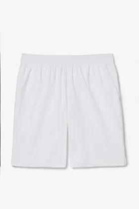 Weiße Cross Court 7“-Shorts