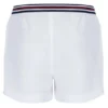 Weiße „High Tide“ Terry Pocket Stripe Shorts