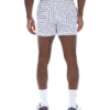 Weiße „High Tide“ Terry Pocket Stripe Shorts