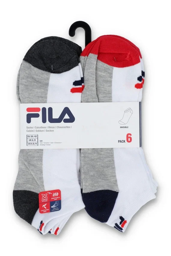 Weiße Socken im 6er-Pack