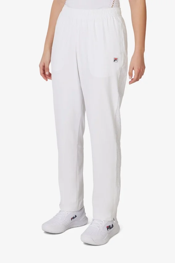 Weiße Tennis Advantage Trainingshose