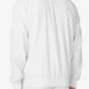 Weiße Tennis Court Trainingsjacke