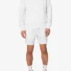 Weiße Tennis Court Trainingsjacke
