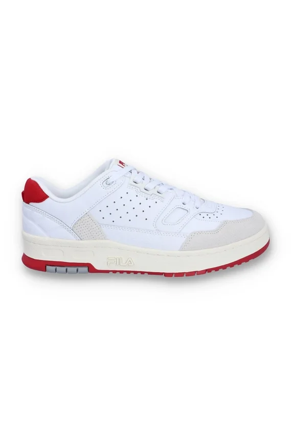 Weißer Rissmo Low Basketball-Sneaker