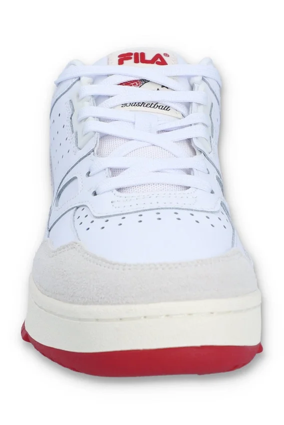 Weißer Rissmo Low Basketball-Sneaker