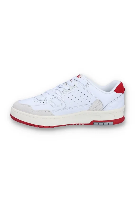 Weißer Rissmo Low Basketball-Sneaker