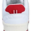Weißer Rissmo Low Basketball-Sneaker