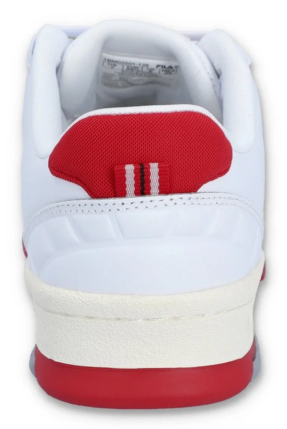 Weißer Rissmo Low Basketball-Sneaker